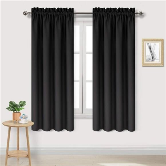 Blackout Curtains – Thermal Insulated, Energy Saving & Noise Reducing Bedroom - Picture 1 of 6